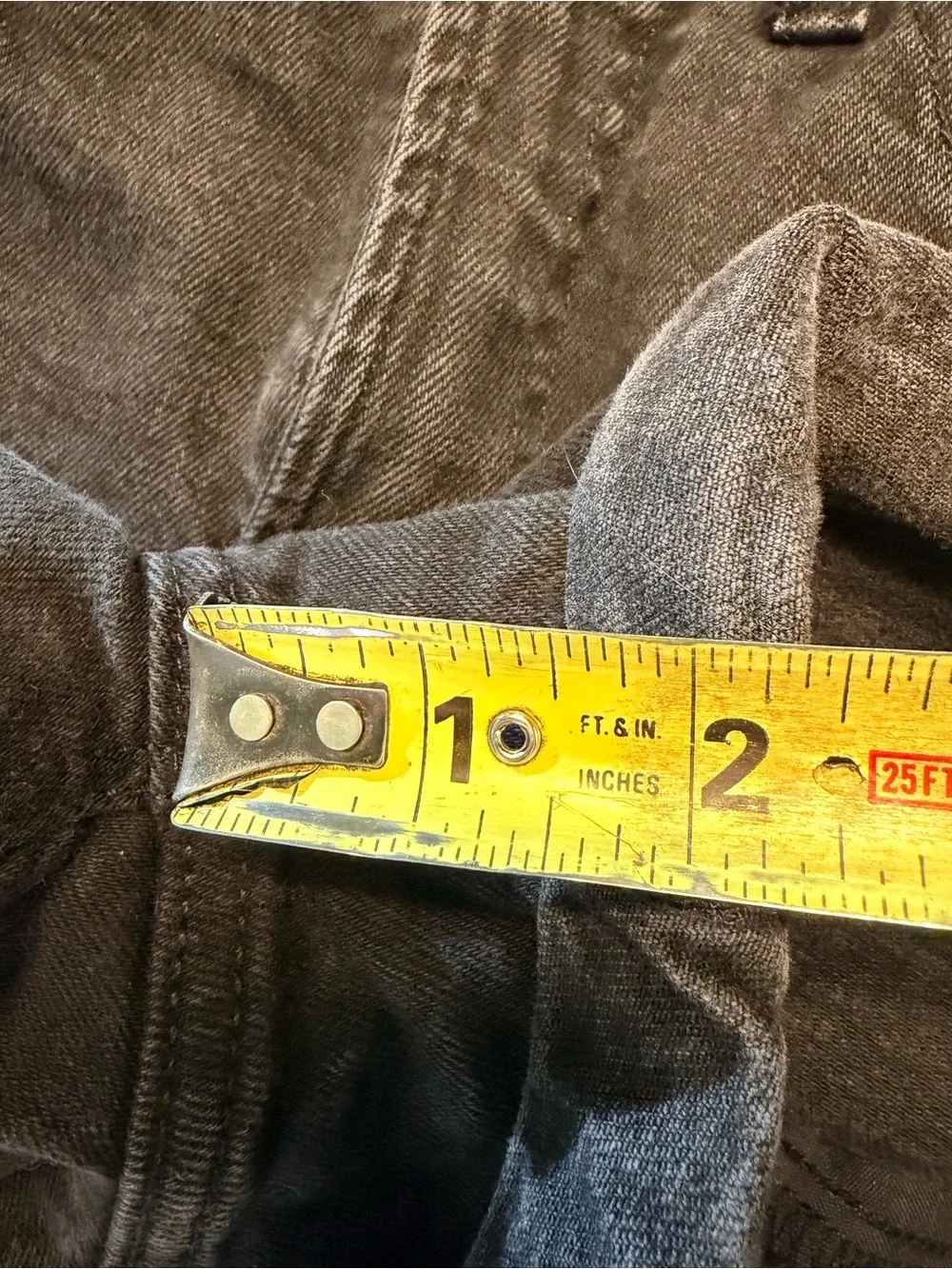 Old Navy High-Rise Black Denim Shorts – Size 12 - Picture 8 of 8